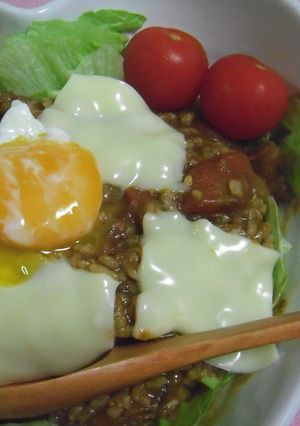 余ったカレーでロコモコ風♪-レシピのメイン写真