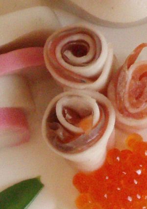 大根とサーモンのきぬた巻き-レシピのメイン写真