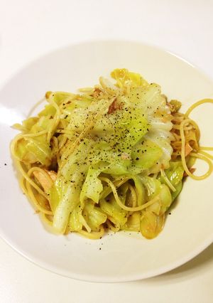 鮭ときゃべつのパスタ 包丁いらず-レシピのメイン写真