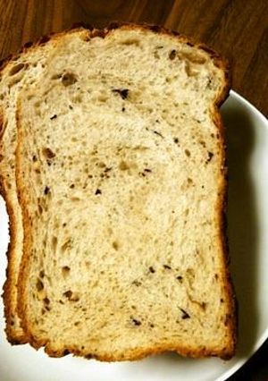 HBでふわふわ黒豆パン-レシピのメイン写真