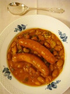 スペインの味☆金時豆とソーセージの煮込み-レシピのメイン写真