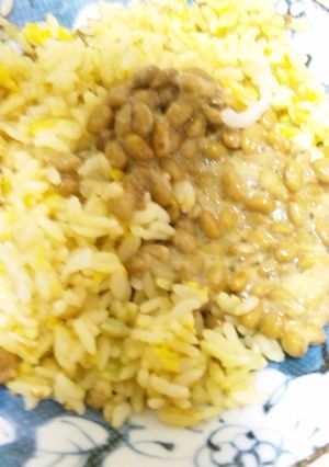 納豆のっけチャーハン-レシピのメイン写真