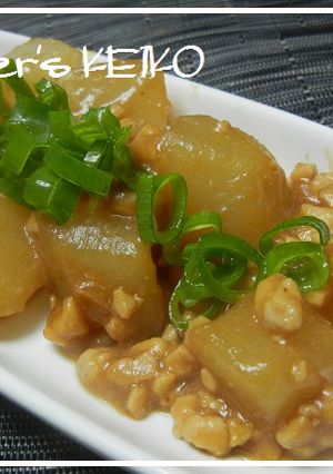 【農家のレシピ】大根と鳥ミンチの味噌炒め-レシピのメイン写真