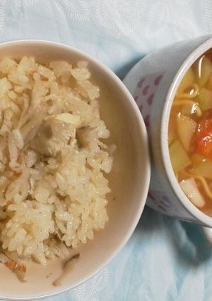 ラーメンでミネストローネ-レシピのメイン写真