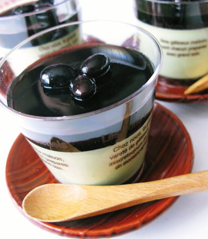 残った黒豆de抹茶パンナコッタ♪ by 舞衣ママ 【クックパッド】 簡単