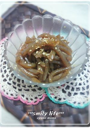 *こんにゃくのきんぴら*-レシピのメイン写真
