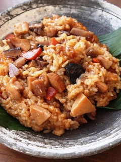 余ったおせち(煮しめ)や煮物で作るおこわ-レシピのメイン写真
