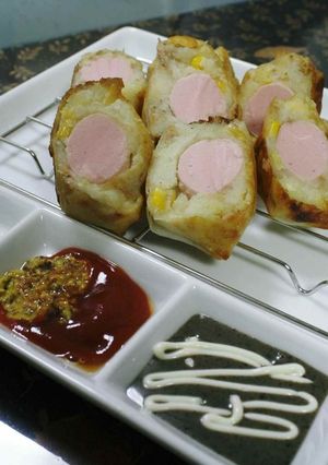 おさかなソーセージinポテト春巻き-レシピのメイン写真