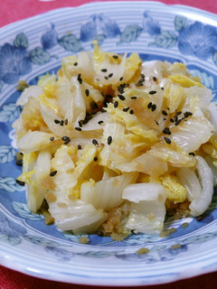 白菜のお浸し 甘酢しょうが風味-レシピのメイン写真