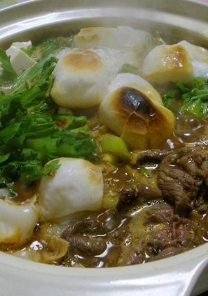 餅入り甘辛薬味鍋-レシピのメイン写真