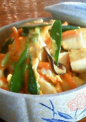 母とは偉大なり◎曰く『炒り豆腐もどき』-レシピのメイン写真