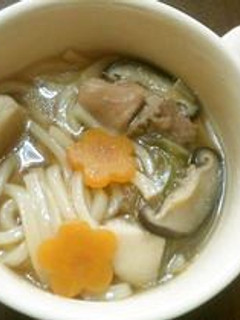 お雑煮が残ったら煮込みうどんに♪-レシピのメイン写真