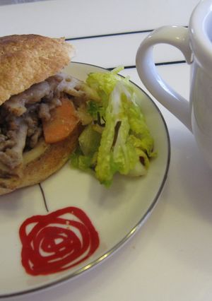 茨木レンコンできんぴらＧＯＰＡＮバーガー-レシピのメイン写真