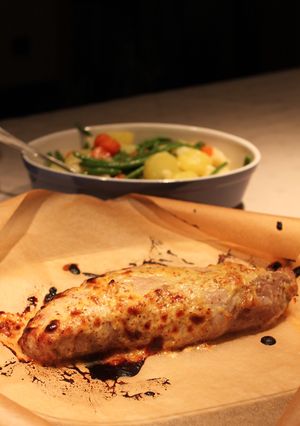 豚ヒレ肉　ハニーマスタード焼き-レシピのメイン写真