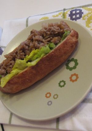 鹿児島黒豚の生姜焼きＧＯＰＡＮドッグ-レシピのメイン写真