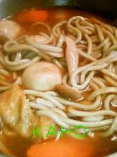 おせち☆余った煮しめでカレー蕎麦-レシピのメイン写真