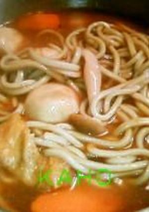 おせち☆余った煮しめでカレー蕎麦-レシピのメイン写真