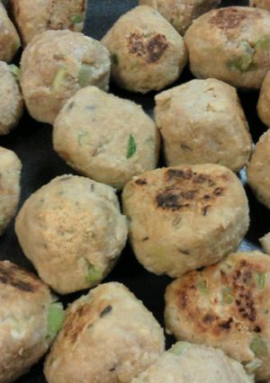 おからと大根葉の鶏ミンチボール♪鶏つくね-レシピのメイン写真