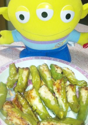 簡単!!ししとうの肉詰め-レシピのメイン写真