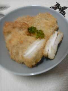 蓮根の何ちゃってカマンベール挟み揚げ-レシピのメイン写真