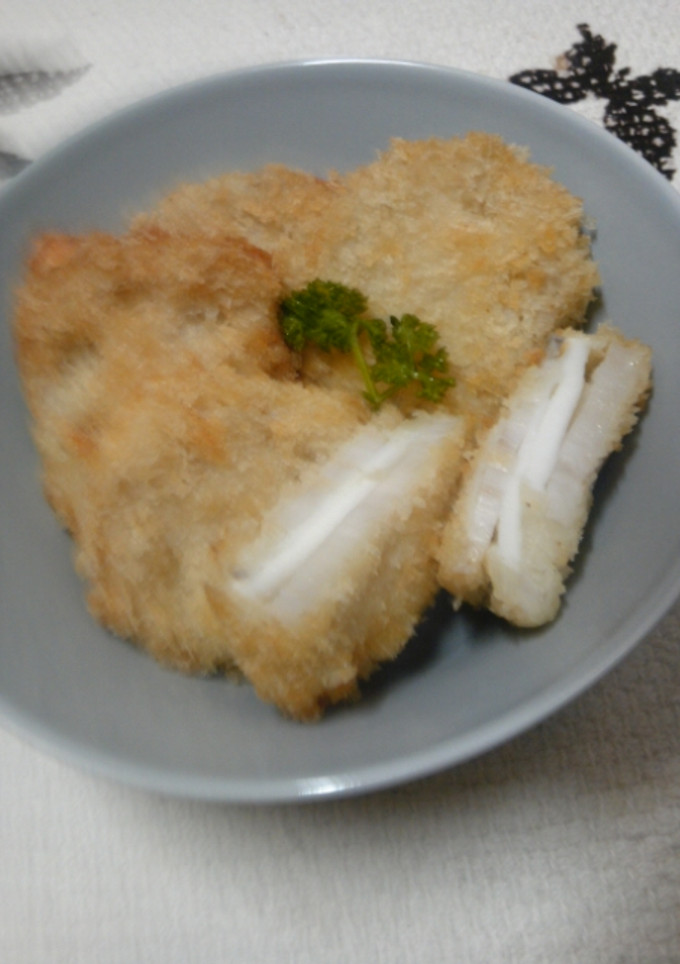 蓮根の何ちゃってｶﾏﾝﾍﾞｰﾙ挟み揚げ-レシピのメイン写真