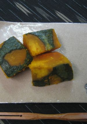 レンジで　かぼちゃの煮物　節約作り-レシピのメイン写真