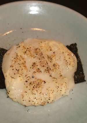お皿にこびりつかない!マヨ味磯辺もち-レシピのメイン写真