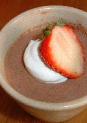 チョコレートババロア-レシピのメイン写真