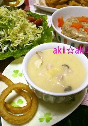 おじゃがときのこのポタージュ-レシピのメイン写真