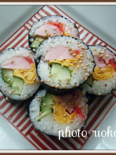 *魚肉ソーセージでかんたん海苔巻*-レシピのメイン写真