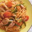 野菜がいっぱいナポリタン(´艸`★)!!