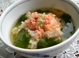 夜食にも！１分で「くら寿司風｣鮭茶漬け-レシピのメイン写真