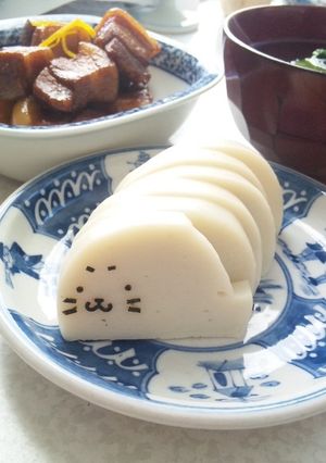 キャラ弁にも♪ かまぼこで＊ゴマちゃん-レシピのメイン写真