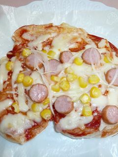 お餅でピザ-レシピのメイン写真