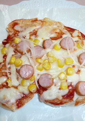 お餅でピザ-レシピのメイン写真