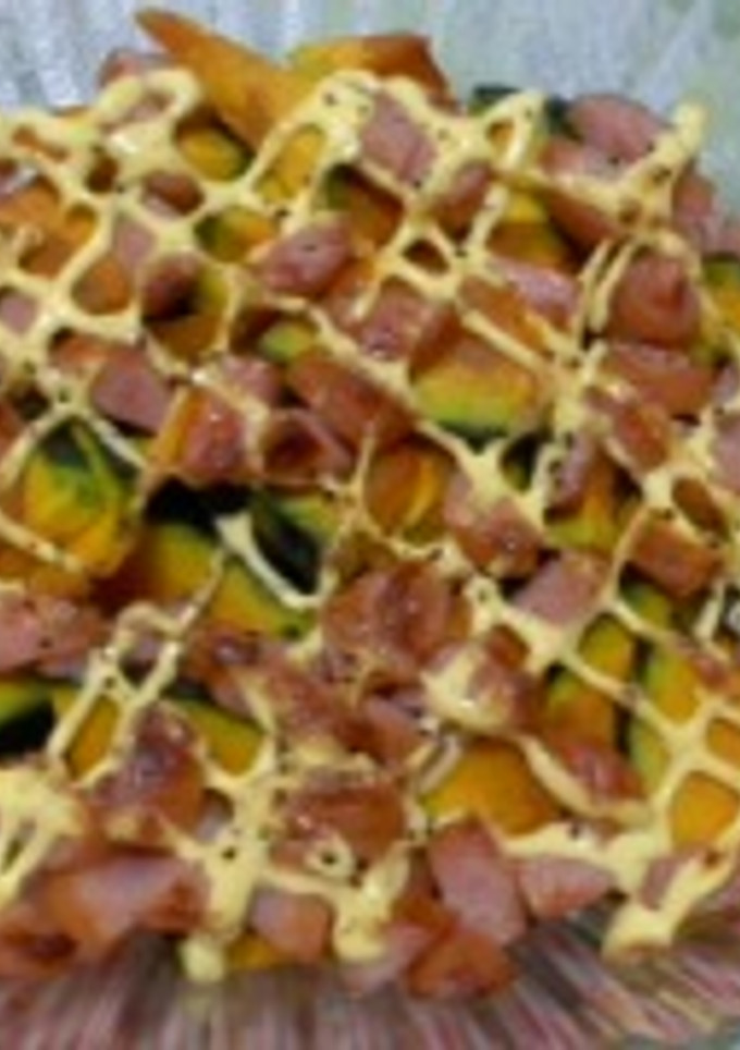 かぼちゃのウインナーマヨネーズ焼き-レシピのメイン写真