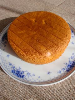 簡単!材料たったの3つでスポンジケーキ❤-レシピのメイン写真