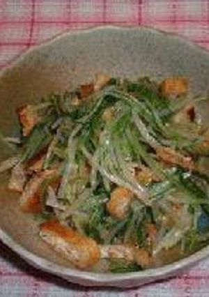 納豆のタレでお浸し by水菜-レシピのメイン写真