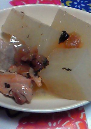 ☆大根と鶏肉の梅煮☆-レシピのメイン写真