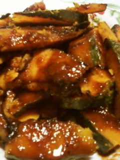 時短☆南瓜のバーベキュー風★焼肉のタレで-レシピのメイン写真