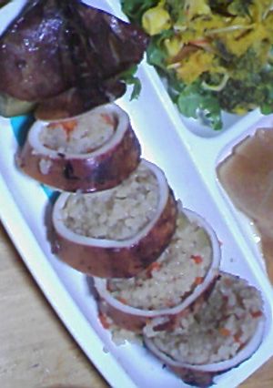 混ぜご飯から作るイカ飯^-^-レシピのメイン写真