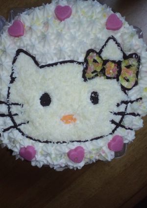 キティﾁｬﾝのケーキ(^^)-レシピのメイン写真