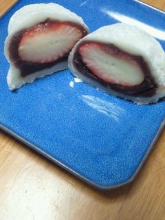 余った切り餅でイチゴ大福☆-レシピのメイン写真