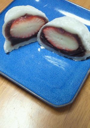 余った切り餅でイチゴ大福☆-レシピのメイン写真