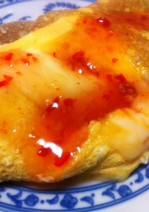 セリとチーズのアジアンオムレツ-レシピのメイン写真