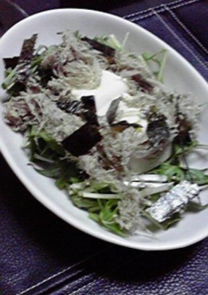 相性バツグン水菜豆腐サラダ-レシピのメイン写真