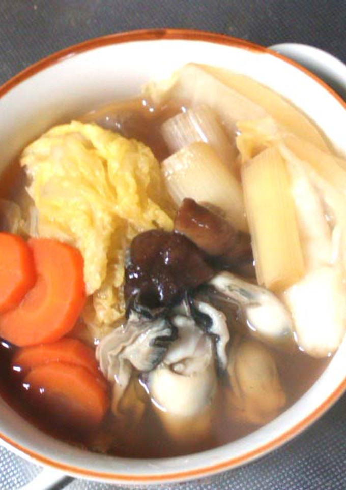 牡蠣と白菜の焚き合わせ-レシピのメイン写真