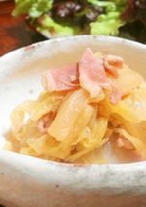 母の味☆ﾍﾞｰｺﾝと白菜のくたくた煮-レシピのメイン写真