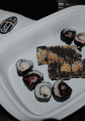【海外】ゼブラ柄寿司Forza JUVE-レシピのメイン写真