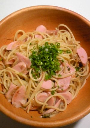お魚ソーセージのゆず胡椒パスタ-レシピのメイン写真